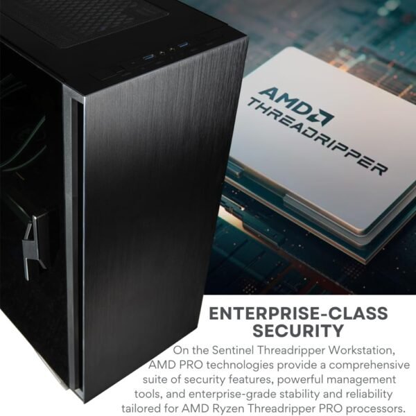 Threadripper PRO 7985WX 64-Core Workstation Desktop PC with RTX 5080 16GB. 256GB RAM. 4TB SSD+3TB HDD. W11P (High Performance Computer for Gen AI. AR. ML. CAD. Deep Learning. 3D Modeling & Rendering)：圖片 3