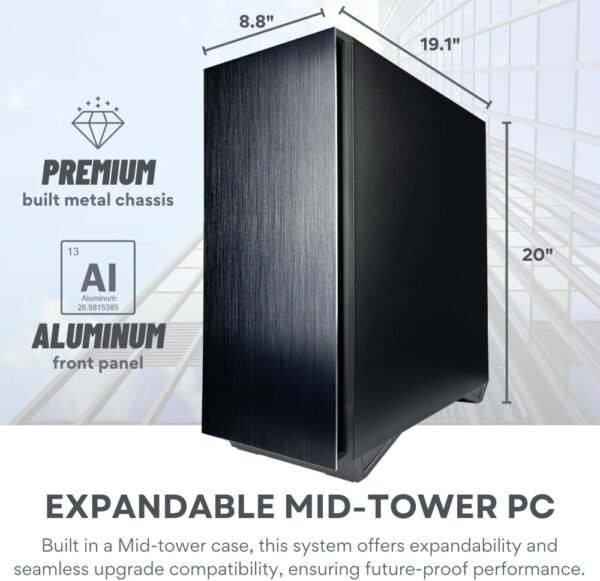 Threadripper PRO 7985WX 64-Core Workstation Desktop PC with RTX 5080 16GB. 256GB RAM. 4TB SSD+3TB HDD. W11P (High Performance Computer for Gen AI. AR. ML. CAD. Deep Learning. 3D Modeling & Rendering)：圖片 5