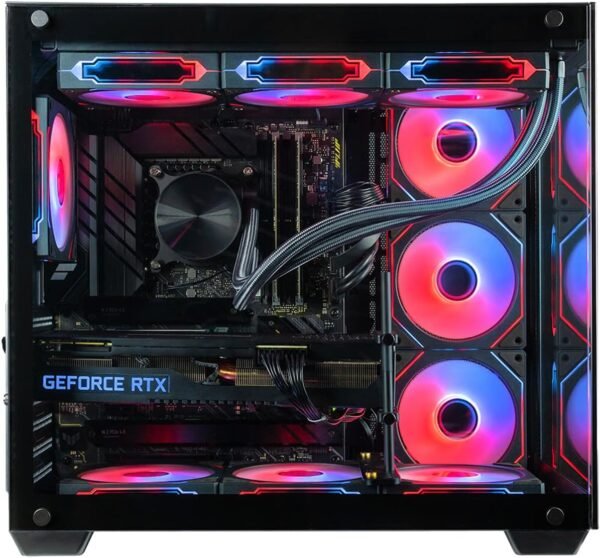 Panorama XL RTX 5090 Gaming Desktop PC - AMD Ryzen 9 9950X3D. 192GB DDR5 RAM. 4TB NVMe 990 Pro Gen4 SSD. 3TB HDD. WiFi 6E + BT. HDMI. Windows 11 Pro - Best 2025 RGB Prebuilt Tower Computer for Gamers：圖片 3
